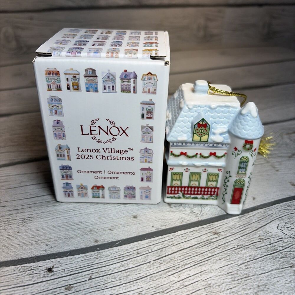 Lenox Spice Village 2025 Annual Christmas Ornament House NEW IN BOX